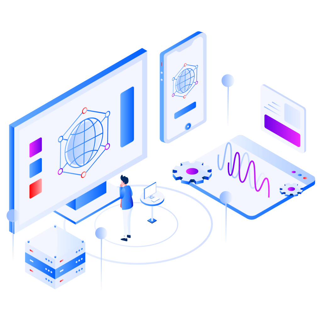 —Pngtree—data networking isometric illustration concept_4925273.png
